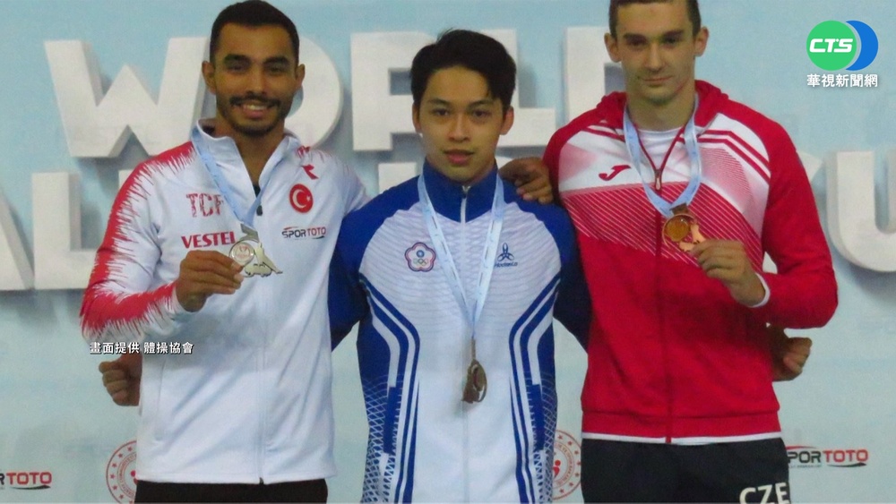 連3站奪牌! 台體操好手蕭佑然奪鞍馬金牌