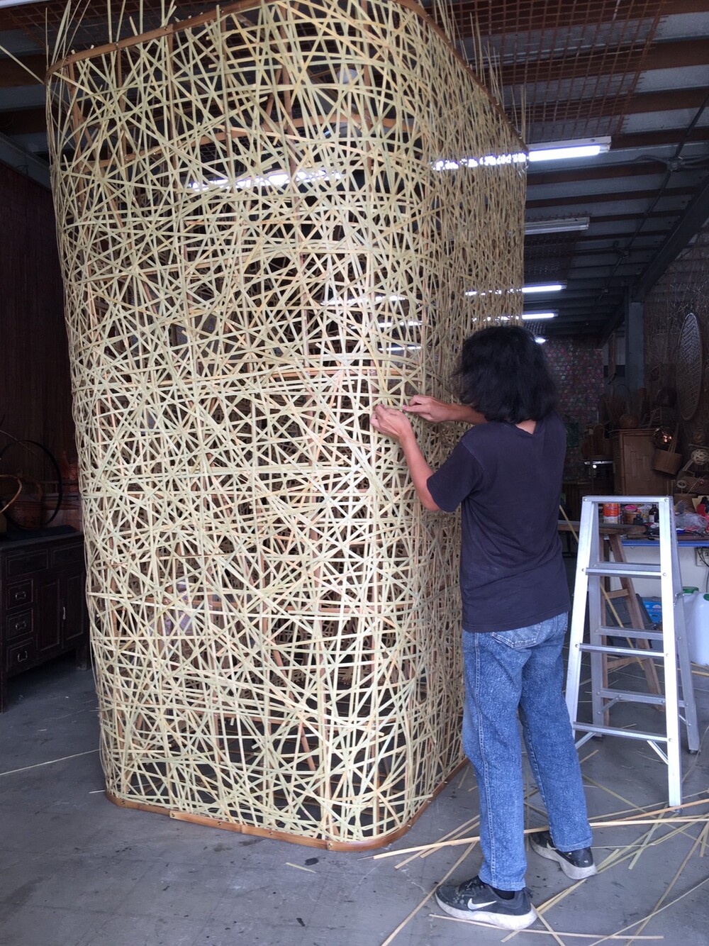 竹編背簍展烏來 新北市府推原民傳統工藝