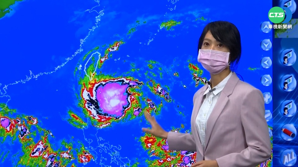 輕颱"尼莎"海警 北市發布超大豪雨特報