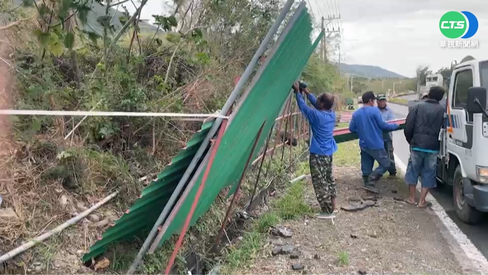 恆春風真透! "落山風"強襲 多處陸續傳災情