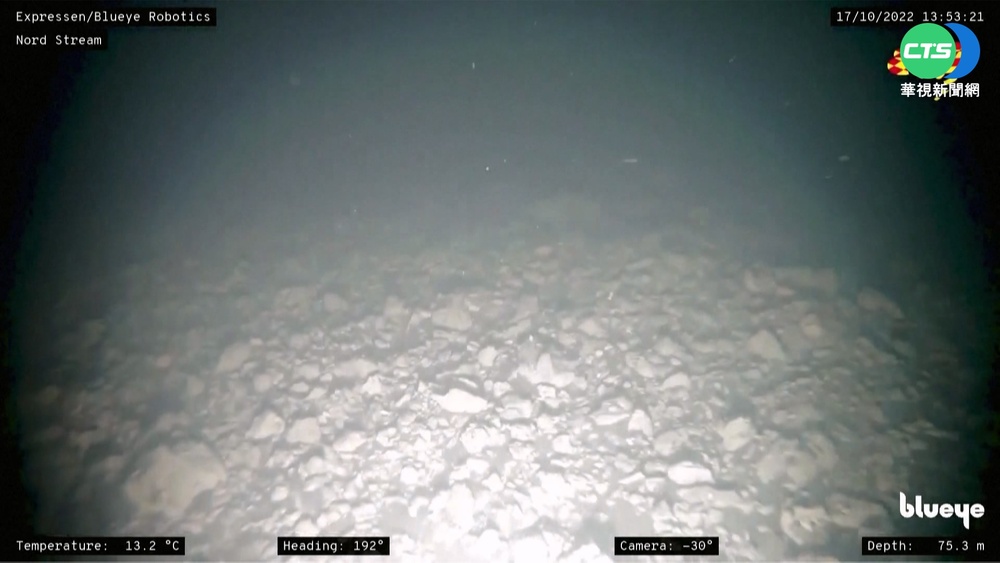 北溪管線疑爆炸破損 水下畫面首度曝光
