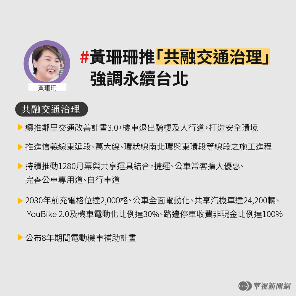 黃珊珊交通政策