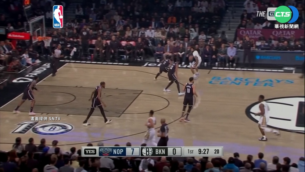 "籃網三劍客"首合體踢鐵板! 108:130慘敗鵜鶘