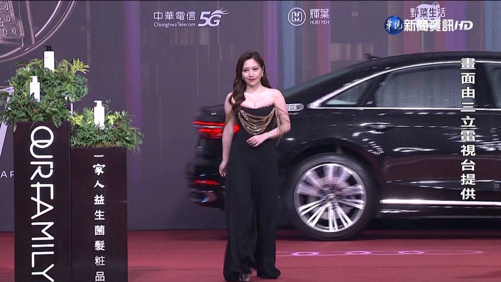 金鐘57"節目類"紅毯 女星比美.男星拚帥