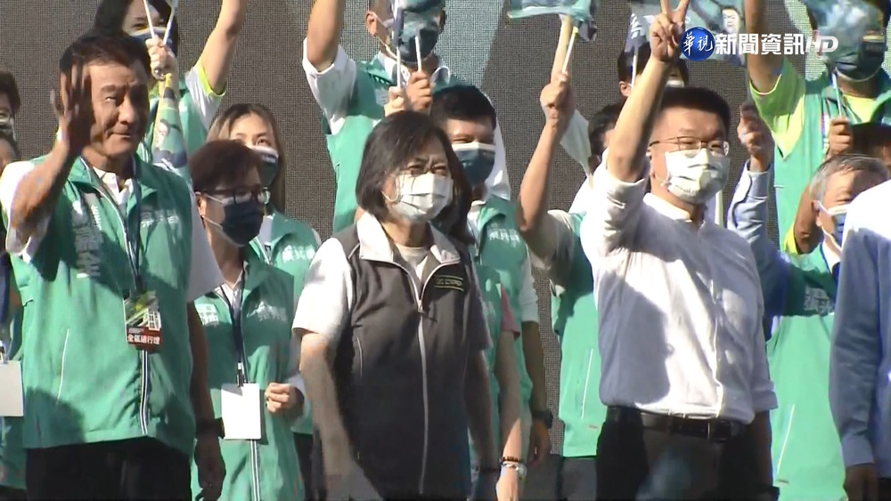 假日催選票 蔡英文.賴清德第8度合體蔡其昌