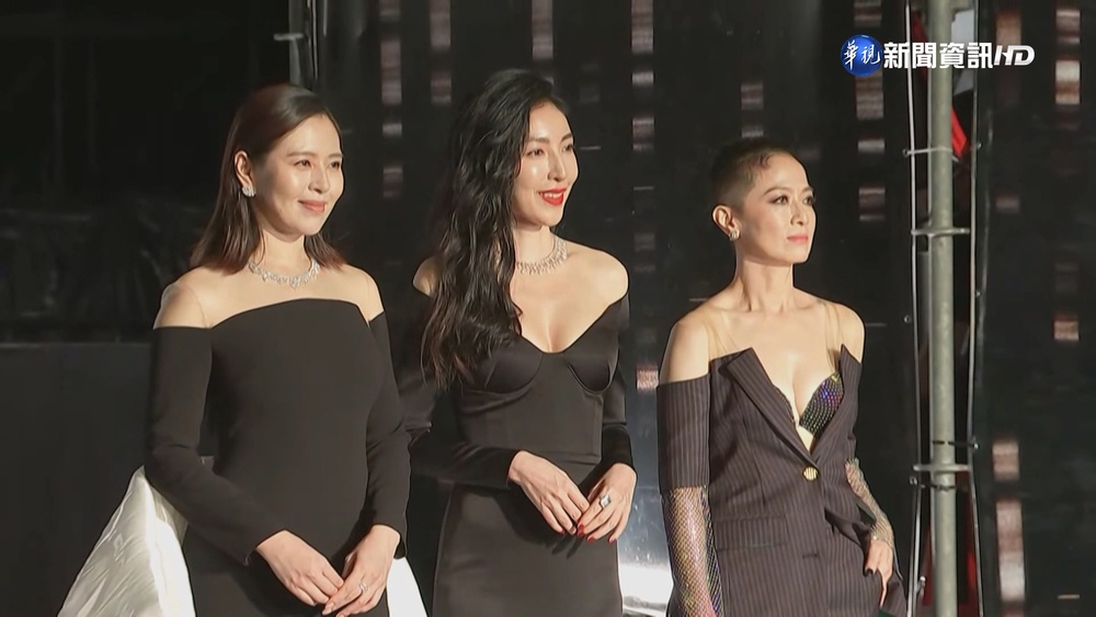 雙料入圍視后 "俗女"謝盈萱黑禮服走紅毯