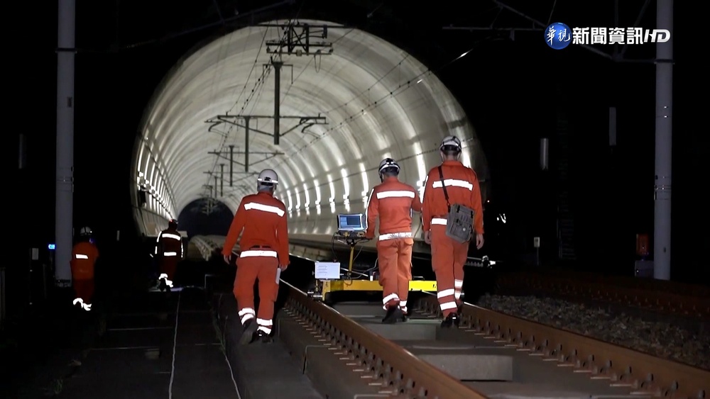 防坍塌!機器+人力 高鐵檢測隧道畫面首曝光