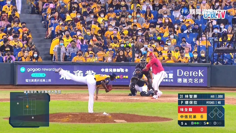 德保拉完投9局"屠龍" 中信兄弟挑戰賽聽牌