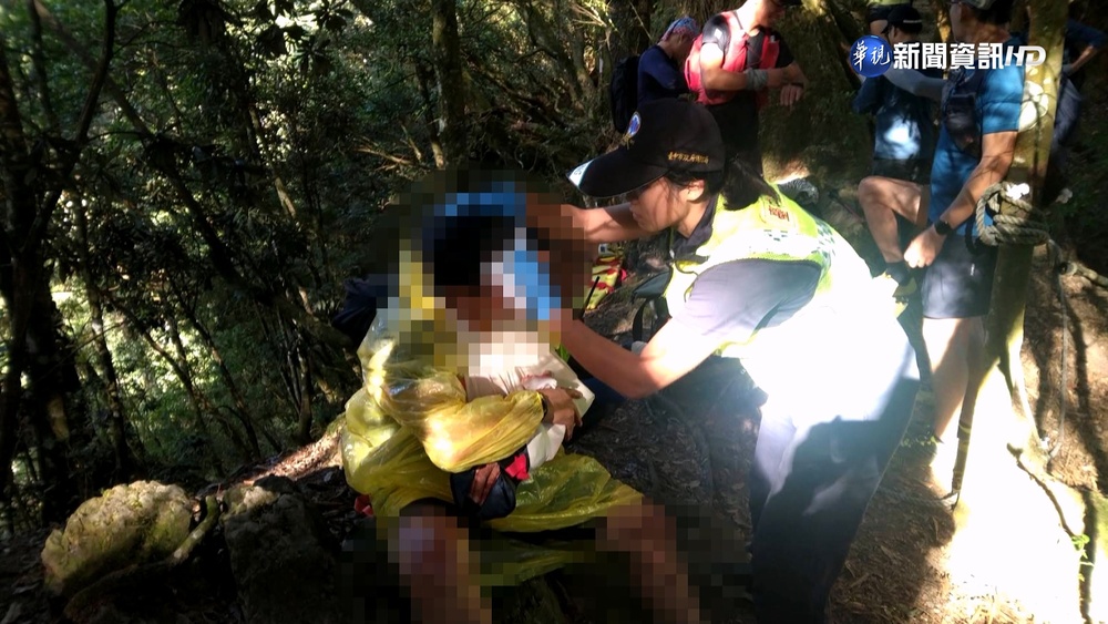 稍來步道40多處引導繩疑遭切斷 登山客慘摔