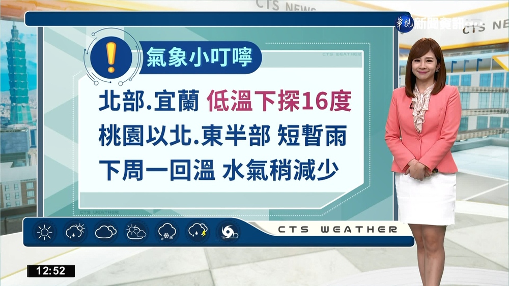 東北季風增強 溫度逐漸下降水氣稍增