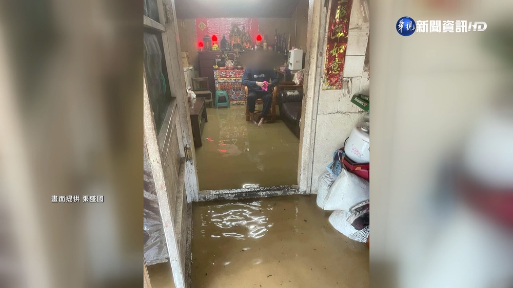 蘇澳降雨破180mm 猴猴坑溪暴漲淹民宅