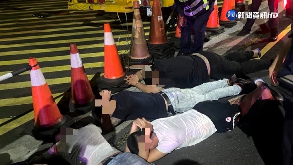 抓到了!高雄2車遭轟15槍 5嫌逃台東落網