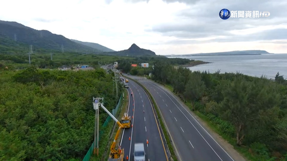 屏鵝公路地下纜線暨種樹計畫 拚過年完工