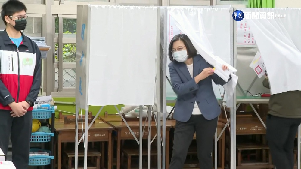 縣市九合一選舉投票日 藍綠兩黨大咖全出籠