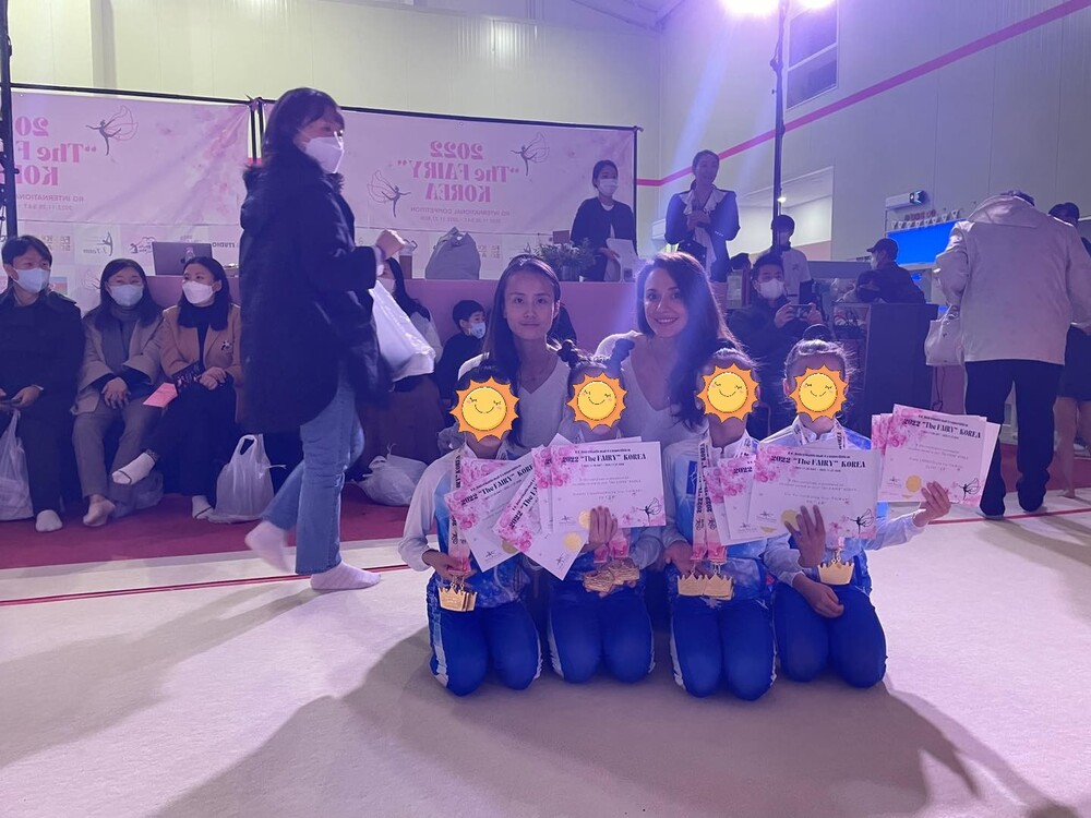 瑞莎領體操小將赴韓參賽 奪「6金5銀1銅」佳績