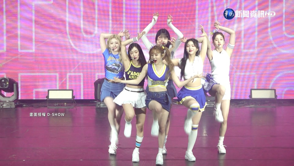 韓人氣女團STAYC首登台開唱 千名粉絲同歡