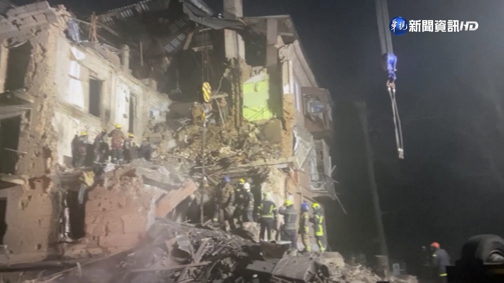 俄射76飛彈空襲 擊中基輔民宅釀3死.13人傷