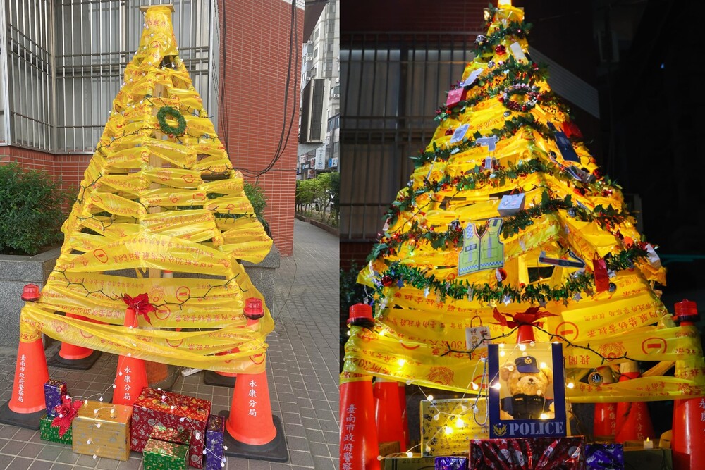 圖片翻攝自 路上觀察學院(左) / 台南市政府警察局永康分局復興派出所 臉書