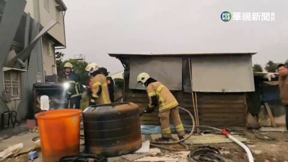 嘉義民宅廚房瓦斯氣爆! 老翁燒燙傷送醫