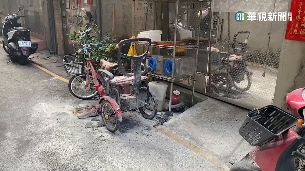 剛發動 電動三輪車電池突爆炸3人燒燙傷