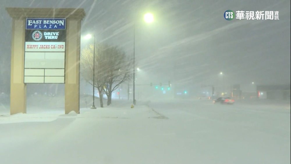 冬季風暴狂襲 全美難逃強勁風雨.大雪致災