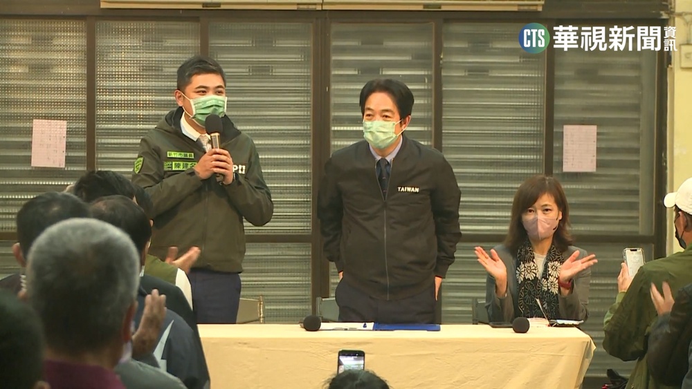 關心新竹市在地產業 賴清德大啖美味烏魚子