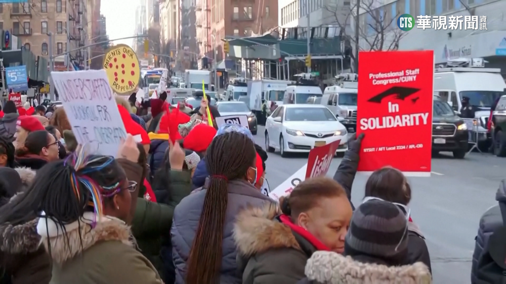 紐約7千護理師罷工 籲增人手改善工作條件