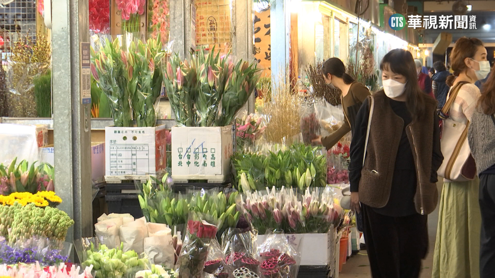 過年花市買氣夯 百合.菊花.蝴蝶蘭最熱門