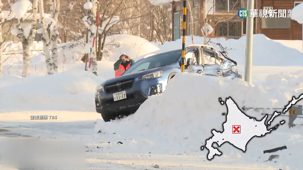 北海道大雪! 小樽6小時30cm積雪創1月紀錄