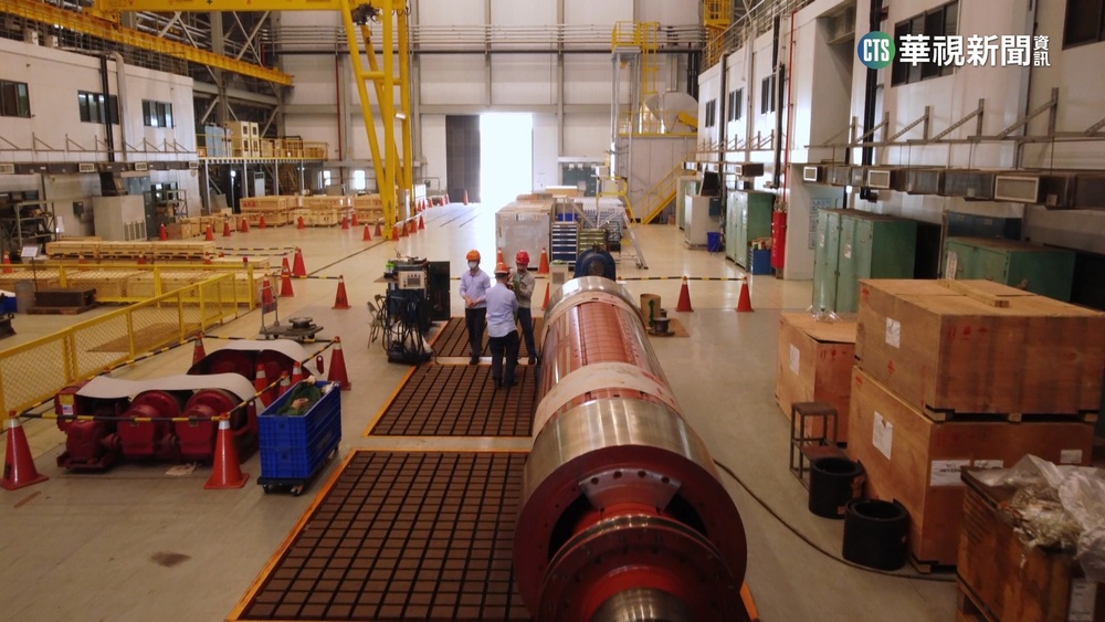 揭密台電修護廠 紅外線.機械手臂替葉片換新