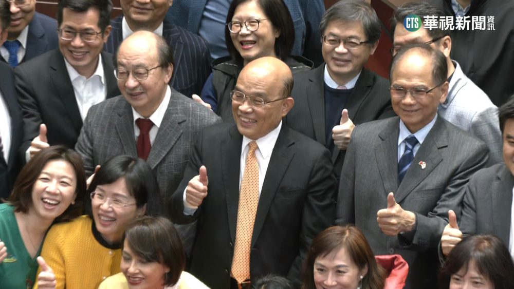 將率全體內閣總辭　蘇貞昌:以利總統佈展新局