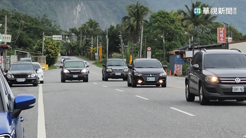 蘇花公路除夕順暢通行　時速維持約40km