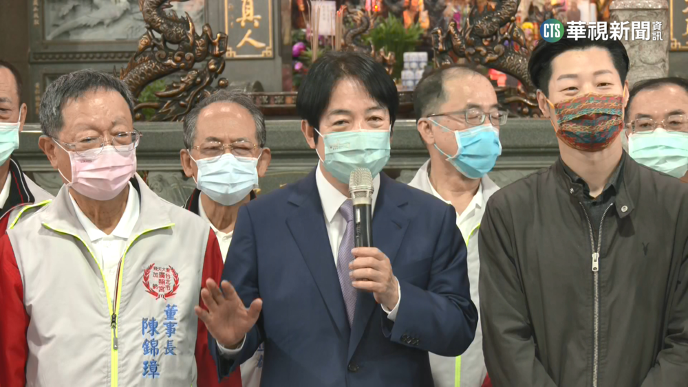 賴清德.柯文哲初二萬華拚場 群眾高喊總統好