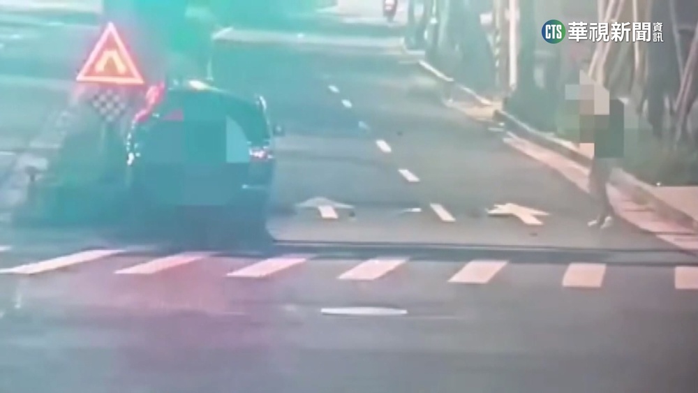 又是毒駕?自撞忙"丟包" 熱心民眾拆穿他