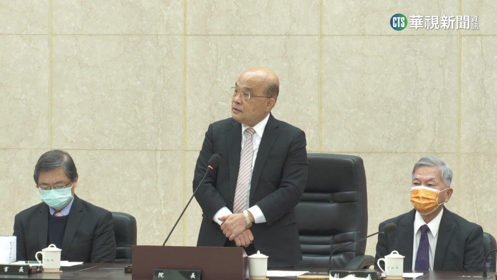 蘇揆率內閣總辭　贈茶壺茶品勉「耐高溫泡好茶」