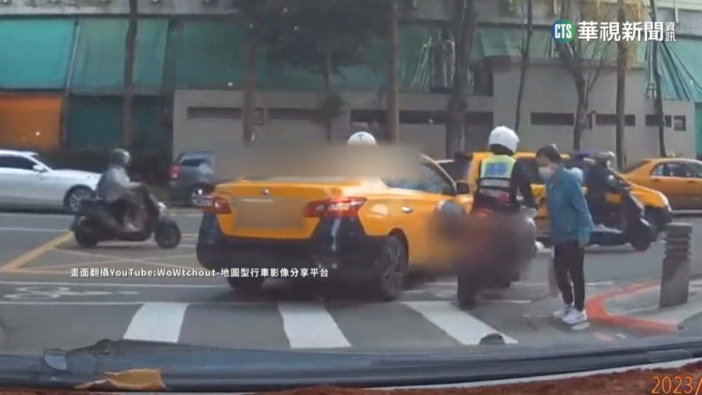 老婦過路口警車未禮讓　警:值勤有閃警示燈