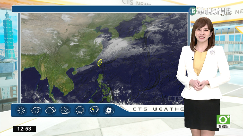 鋒面過北臺雨勢大 北部留意局部低雲
