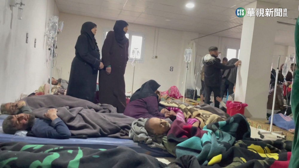 規模7.8強震毀房舍　敘利亞醫院擠滿傷患