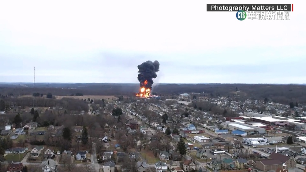 美國火車出軌釀「毒氣」威脅　當局引爆化解危機