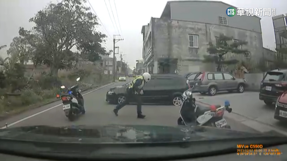 男子開車衝撞3警受傷　警力聯合開8槍制伏