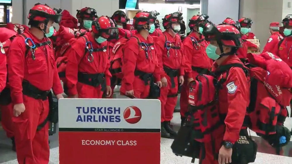 救援土耳其！　民間中華搜救總隊21人昨晚出發