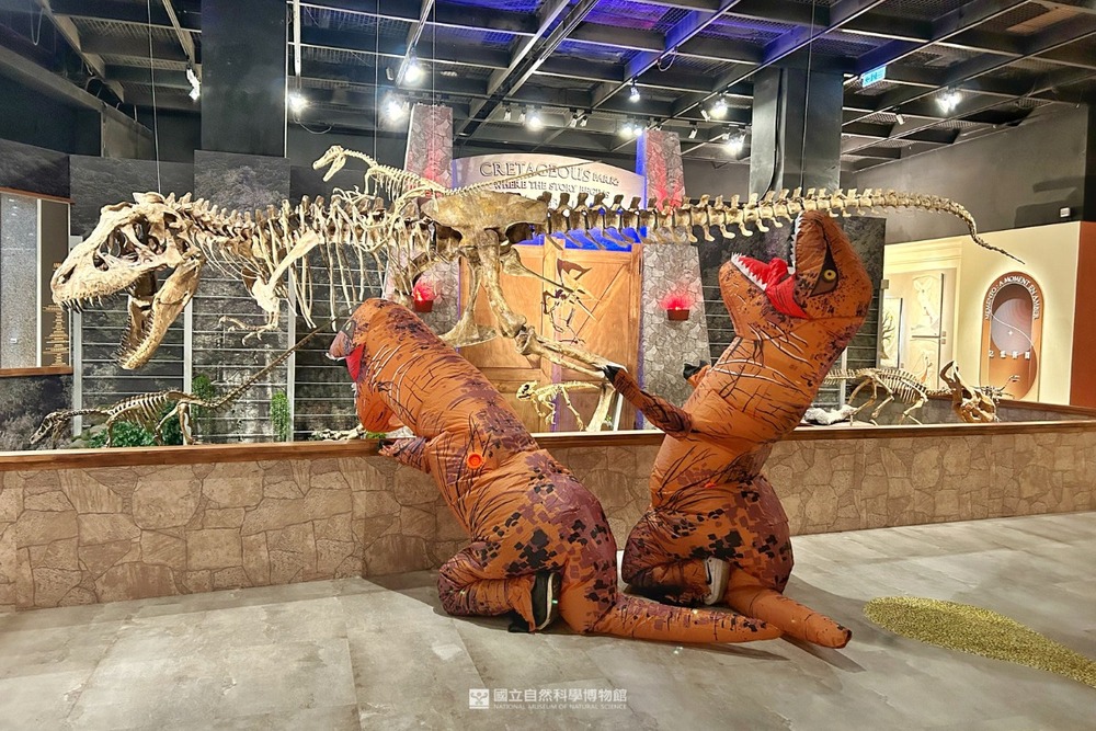 小暴龍見祖先「跪地痛哭」 網笑翻：要來撿骨了嗎