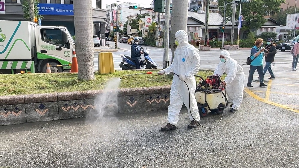 開學日在即　花縣連3天清消校園防堵病毒