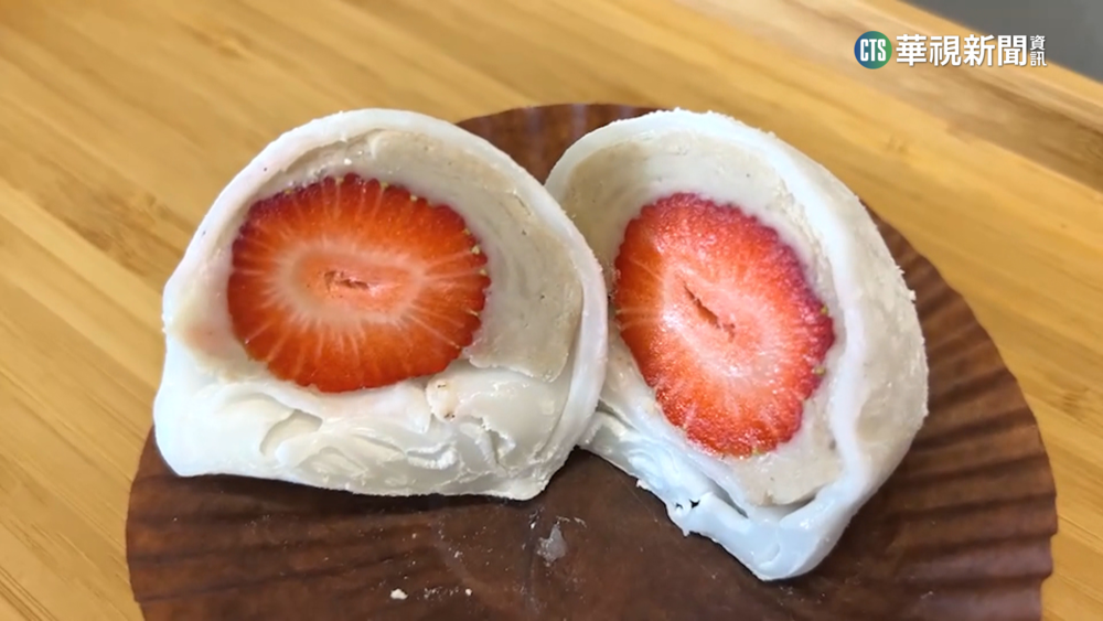 台式大福銅板價　草莓葡萄包整顆只要20元