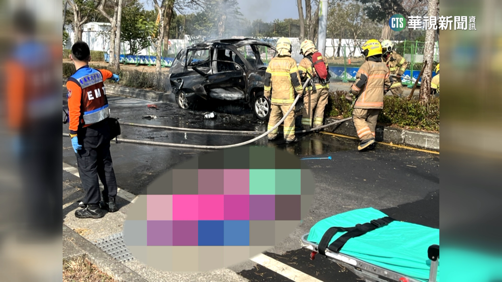 開車開到一半爆炸起火　5旬駕駛當場喪命
