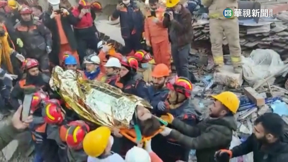瓦礫堆中受困138小時　土國夫婦幸運獲救