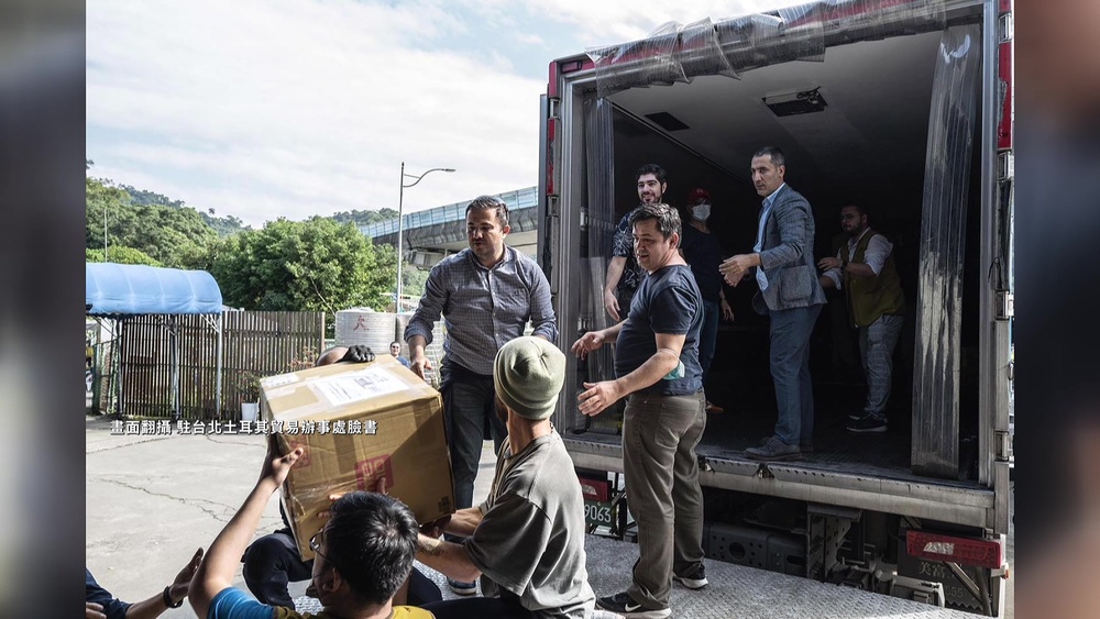 台愛心物資收到！　土國辦事處發文連謝台灣3次