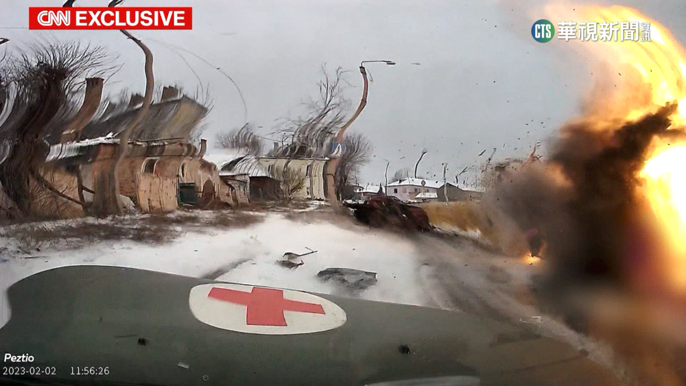 俄軍冷血轟炸醫療志工　行車紀錄器全程直擊