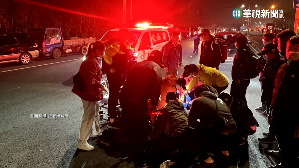 白沙屯媽祖回鑾　香客疑過馬路被補給車撞飛