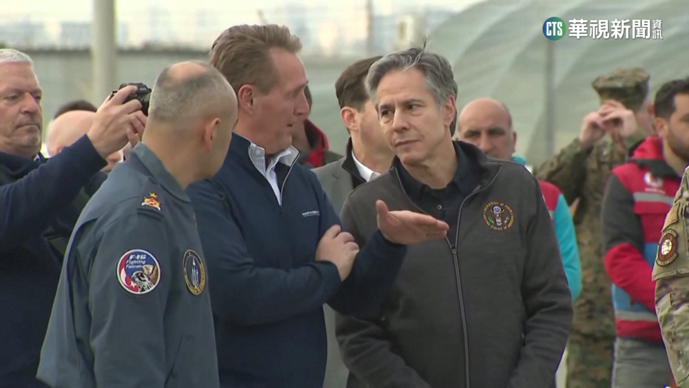 布林肯俯瞰土國地震災區　承諾再援1億美元